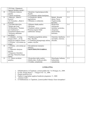 Teminis pamokų planas. Paveikslėlis 4