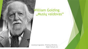 William Golding „Musių valdovas“