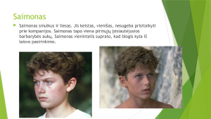 William Golding „Musių valdovas“. Paveikslėlis 10