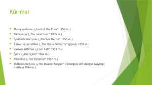 William Golding „Musių valdovas“. Paveikslėlis 4