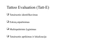 Galimybė identifikuoti asmenis pagal tatuiruotes. Paveikslėlis 10