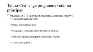 Galimybė identifikuoti asmenis pagal tatuiruotes. Paveikslėlis 8