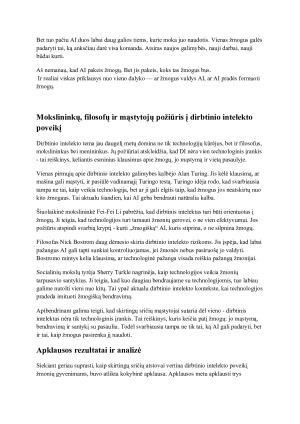 Dirbtinio intelekto poveikis žmonių gyvenimams. Paveikslėlis 3