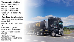 Guinness tarptautinio prekių pristatymo analizė ir vertinimas. Paveikslėlis 5