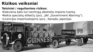 Guinness tarptautinio prekių pristatymo analizė ir vertinimas. Paveikslėlis 6