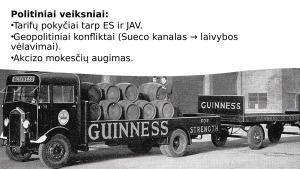 Guinness tarptautinio prekių pristatymo analizė ir vertinimas. Paveikslėlis 8