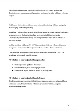 Plieno normalizavimo ir grūdinimo su aukštuoju atleidimu terminio apdorojimo technologija. Paveikslėlis 2