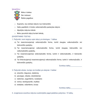 Dalyvio reikšmė ir gramatiniai požymiai. Užduotys. Paveikslėlis 7