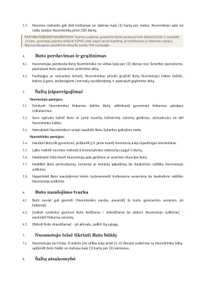 BUTO NUOMOS SUTARTIES ŠABLONAS. Paveikslėlis 3