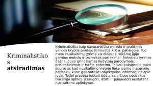 Sherlock Holmes ir kriminalistika. Paveikslėlis 3