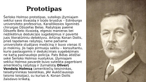 Sherlock Holmes ir kriminalistika. Paveikslėlis 6