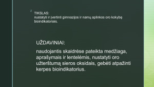 ORO TARŠOS NUSTATYMAS KERPIŲ METODU. Paveikslėlis 2