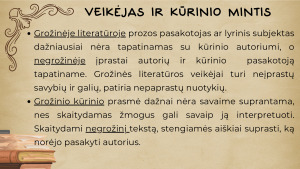 GROŽINIO IR NEGROŽINIO KŪRINIO ELEMENTAI. Paveikslėlis 5
