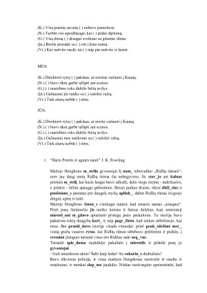 Linksniavimas - įvardžių, būdvardžių, daiktavardžių, įvardžiuotinių būdvardžių, būdvardžių laipsniavimas. Paveikslėlis 5