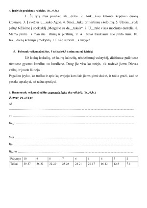 Kontrolinis darbas 5kl kartojimas. Paveikslėlis 2