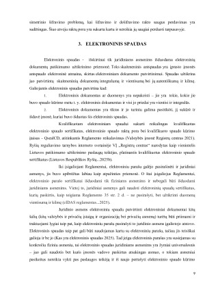 INFORMACINIŲ TECHNOLOGIJŲ VYSTYMASIS RENGIANT ELEKTRONINIUS DOKUMENTUS. Paveikslėlis 9