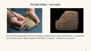 Žinių perdavimas istorijoje. Paveikslėlis 2