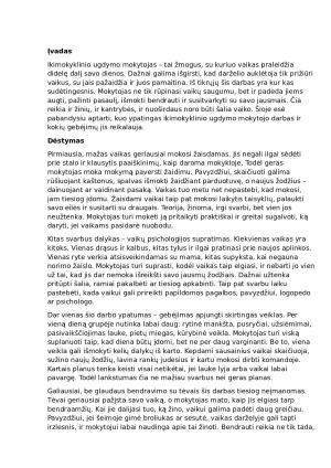 Ikimokyklinio ugdymo mokytojas.Esė