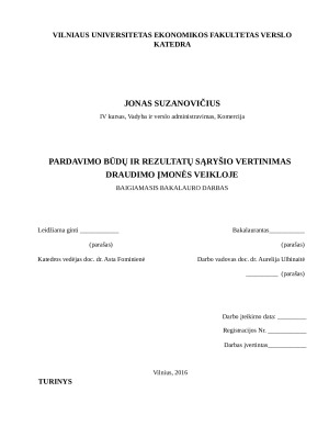 Pardavimo būdų ir rezultatų sąryšio vertinimas draudimo įmonės veikloje